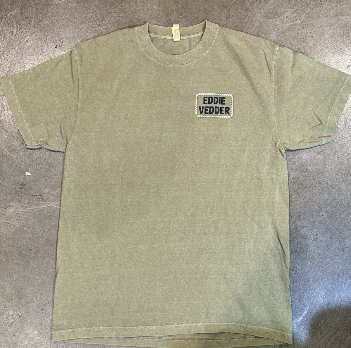 Eddie Vedder The Earthlings Ohana 2025 Merchandise Dana Point CA  T-Shirt Large