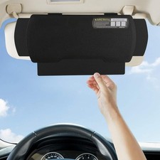 Car Visor Sunshade Extender, Window Shade, Anti-Glare Sun One Size, black