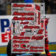 Mechanics Snap-On ToolBox Tools On  Chest Drawer Logo Vinyl Decal Stickers