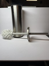 ASI Toilet Brush And Holder Stainless Steel Set Brush Cleaner Industrial Silver