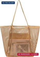 Tavaleu Mesh Beach Bag, Beach Bags for Women,...