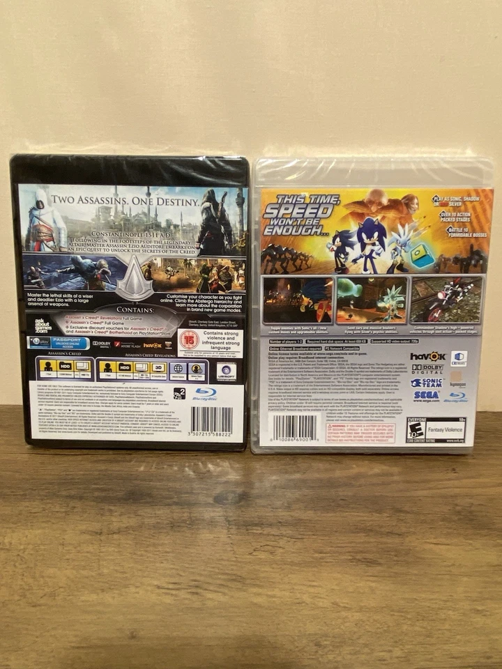PS3 Lot ASSASSIN'S CREED REVELATIONS SONIC THE HEDGEHOG Brand New Sealed UK/US  - Image 4 of 4
