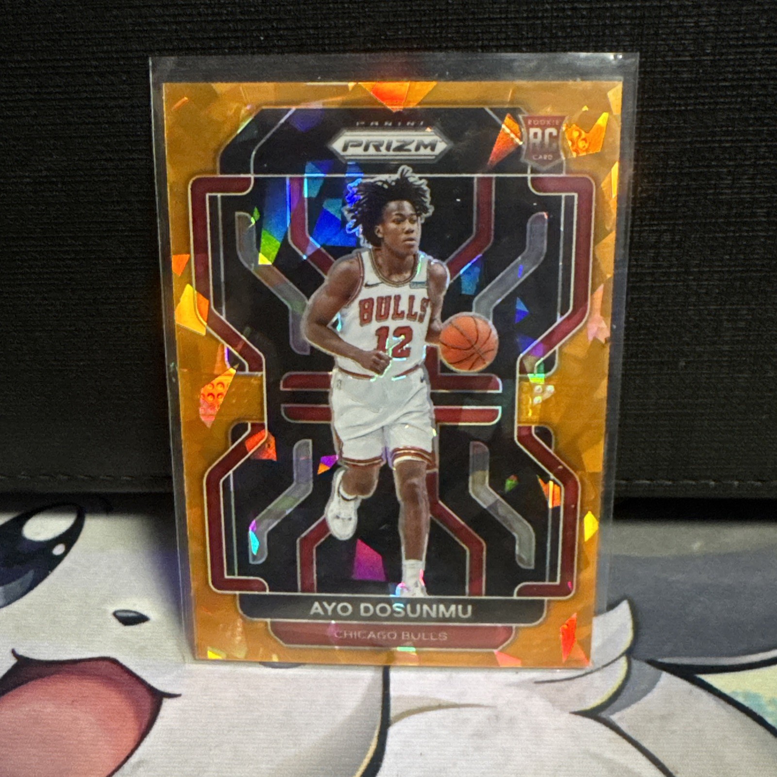 AYO DOSUNMU 2021-22 Panini Prizm Orange Ice Prizm RC #271 Timberwolves