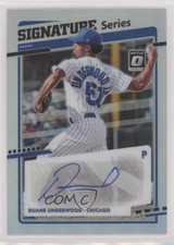 2020 Panini Donruss Optic Signature Series Holo Prizm Duane Underwood Auto 0ou2