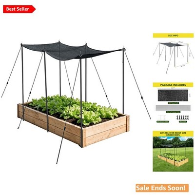 Breathable 80% Sun Shade Canopy 6.5x3.3 FT - Essential for Outdoor Gardening