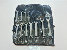 John Deere Tools USA 11pc Metric 7mm to 19mm Short Polished Wrench Set, Kit Bag