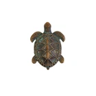 Verdigris Sea Turtle Metal Dresser Drawer Knob Cabinet Pull Hardware Beach Decor