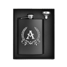 Hip Flasks for Liquor for Men with Initials Monogrammed Gifts for Men A