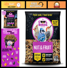 Premium Nut  Fruit Wild Bird Seed Mix, 10 lb - Attract Colorful Birds to Your G