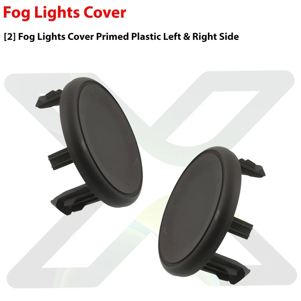 Front Fog Lights Cover Primed Plastic Left & Right Side For 2007-2012 Suzuki SX4 Foto 2 de 4