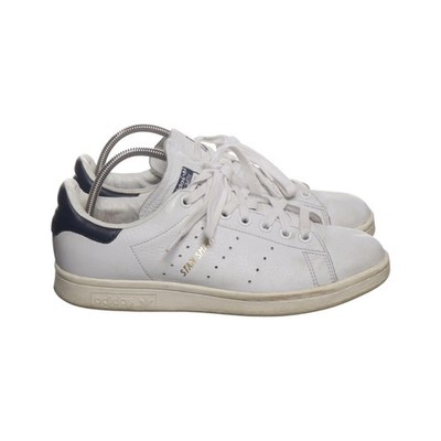 Stan Smith x Adidas, Sneaker, Größe: 38 2/3, Weiß/Blau, Unisex (Erwachsene) #803