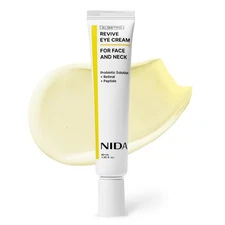 NIDA Revive Eye Cream For Face And Neck | Probiotic Solution, Retinal, Peptid