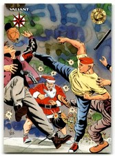 1994 Valiant VP Cards #VP3 Archer and Armstrong card inserted in Turok #11