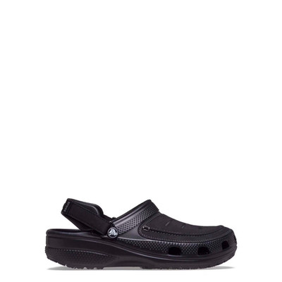 Authentic Crocs Men's Yukon Vista II LiteRide Clog Sandal Black/Slate Grey M