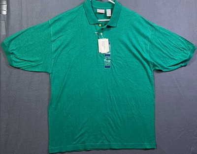 New Vintage 90 s Bugle Boy Solid Mens Polo Shirt Deadstock NWT Sz XLarge Retro