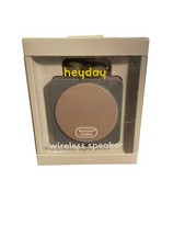 Heyday Bluetooth Wireless Speaker Rechargeable 33ft Range Includes Cable Compact