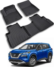 3D Floor Mats Carpets For 2021-2025 Nissan Rogue All Weather Liner