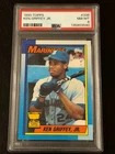 KEN GRIFFEY JR 1990 TOPPS BASEBALL ROOKIE RC CARD#336 GRADED PSA 8 SEATTLE HOF