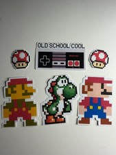 Super Mario Retro Stickers Super Mario Stickers Set Of 6