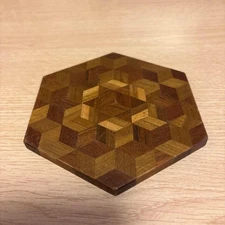 Wooden hexagonal Hakone parquet