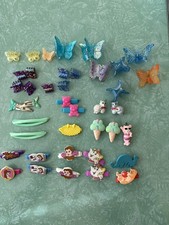 Vintage Lot 50 Pc 80s 90s Plastic Metal Hair Barrettes Assorted Brands Disney
