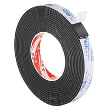 16Feet Sealing Foam Tape 20mm Wide 3mm Thick Adhesive Strip Black