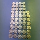 1964 - 1969 Kennedy Half Dollar 90% And 40% Silver Circulated Lot Of 47 Coins