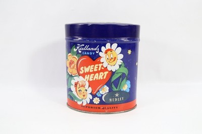 Kiellands Candy ''Sweetheart'' Tin Box | 1940 Vintage Collectible | Nordic Charm