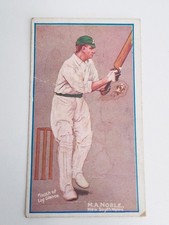 1906 Sniders & Abrahams (Milo) Card - MA Noble - Australian Cricketers in Action