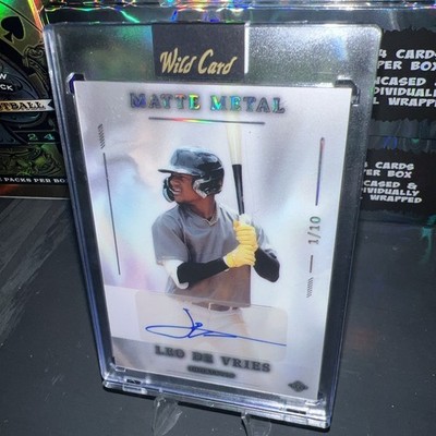 2026 Matte Metal FOTL-LEO DE VRIES PRC 1/10 AUTO!  EXTREMELY RARE!