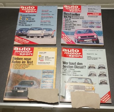 AMS, Auto Motor und Sport Konvolut 1979, 4 Hefte