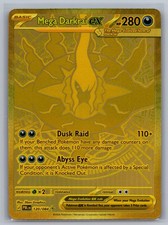 Mega Darkrai ex 120/084 Mega Hyper Raro Pitch Negro Pokemon Holo Casi Como Nuevo