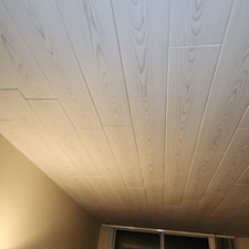 Styrofoam Ceiling planks bead board style - Glue up on popcorn. Pack of 120 pcs