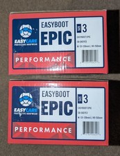 NEW Set of 2 Easyboot Epic Horse Hoof Boot Size 3, Single Boot Black SB-EASYE-3