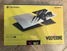 Marvel  s Wolverine PlayStation 5 Pro Console Covers - Adamantium - SHIPS TODAY 