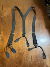 PELICAN Black Suspenders Bracers Adjustable