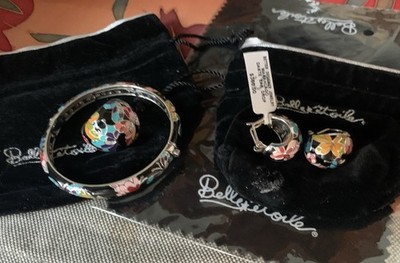 Belle Etoile Sterling Silver Butterly kisses Parure NWT