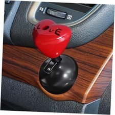 Love Heart Car Push Start Button Cover, Metal Car One-Button Starter Rocker Red