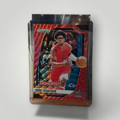 2024-25 Panini Prizm Monopoly #5 Scoot Henderson Red Wave Prizms