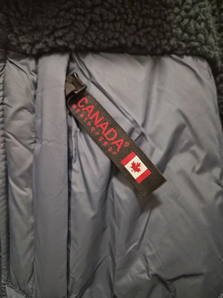 Jaqueta feminina Canada Weather Gear tamanho pequeno azul - Imagem 4 de 4