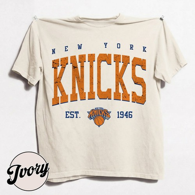 #ad Vintage New York Knicks Basketball Est 1946 Comfort Colors Shirt $30.45