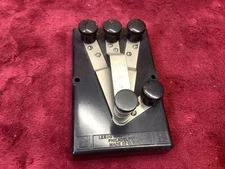 Vintage Leeds And NORTHRUP 3 Key Telegraph Key Signal Pad 5” X 3” 