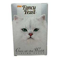 Vintage Fancy Feast - Cats of the World Playing Cards NEW