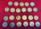 (Lot Of 23) Mercury Dimes Mixed Group Of dates conditions.  NICE LOT ! SILVER