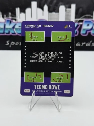 2026 Bo Jackson Battle Arena Tecmo Bowl Loaded Or Hungry Play 29 #PL29 SP Plays