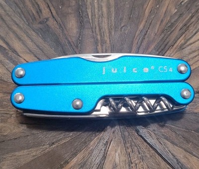 Leatherman Juice CS4 Glacier Blue Multi-Tool Pliers USA Retired Leath