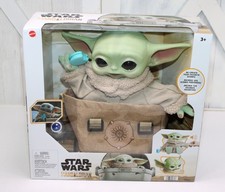 Star Wars The Child Plush Bundle Talking Baby Yoda Mandalorian Bag Grogu