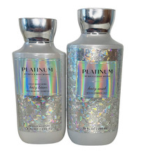 Bath  Body Works Women's Platinum Shower Gel Wash  Body Lotion FREE Ship