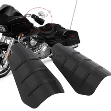Black Handguards Hand Guards Protector Wind Deflector For Harley Touring Glide