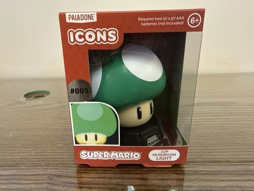 Paladone Super Mario Icons 1-Up Mushroom Light-up Lamp Super Mario Bros. ??